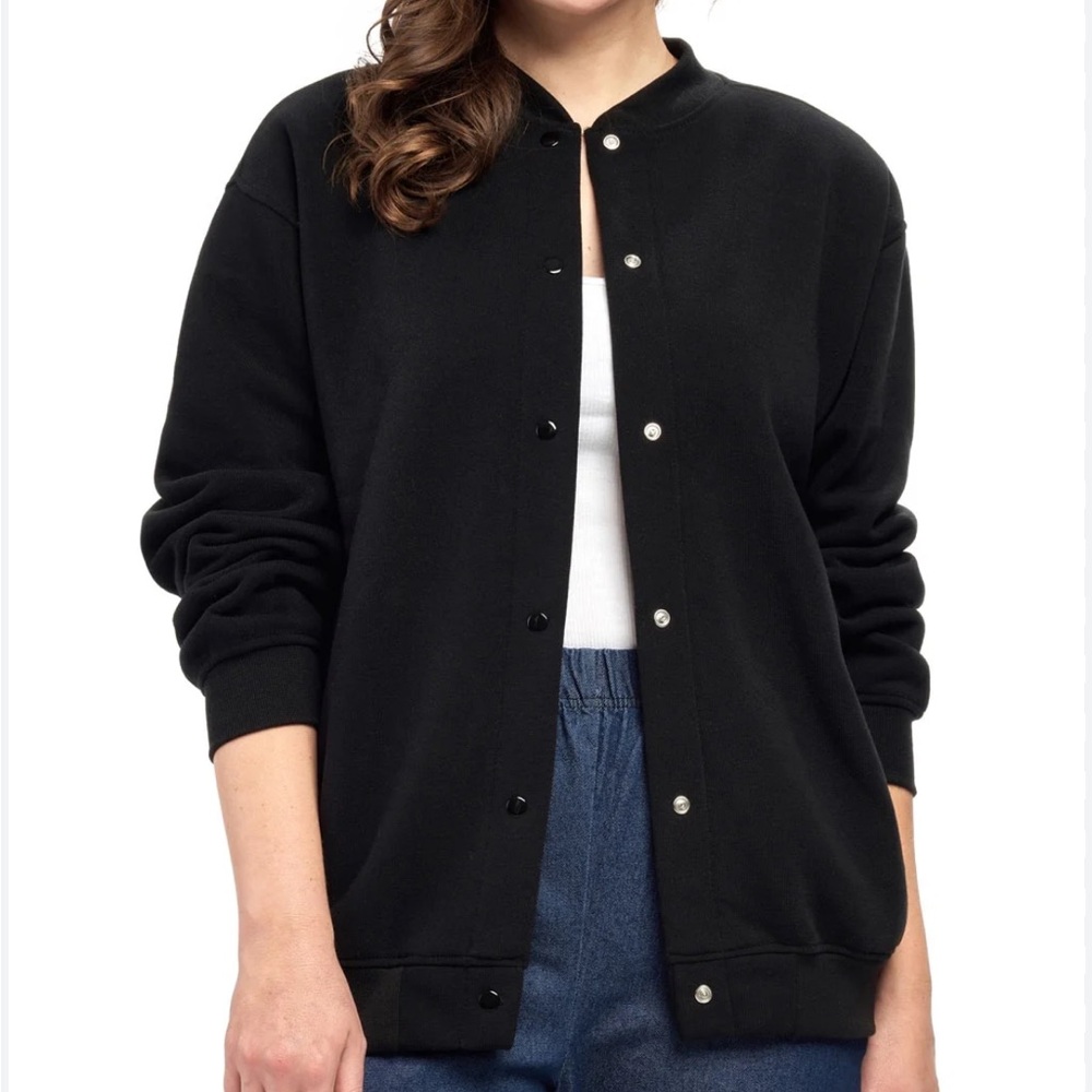 Turtle Bay New York Women's Snap Up Jacket - Soft, Fleecy Lining XXL